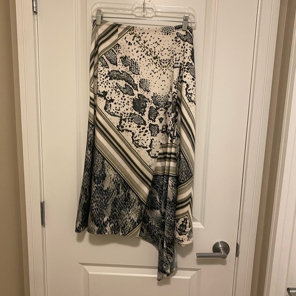 Ted Baker Eevaa Quartz Asymmetric Midi Skirt, Taupe 6 - Picture 5 of 15